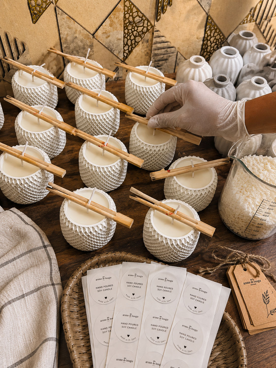Handcrafted décor and fragrance pieces from our studio